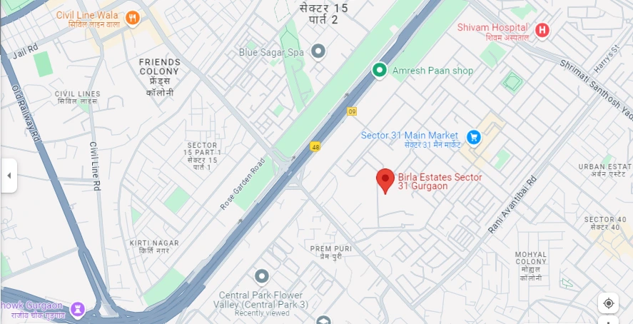 Birla Arika Location Map